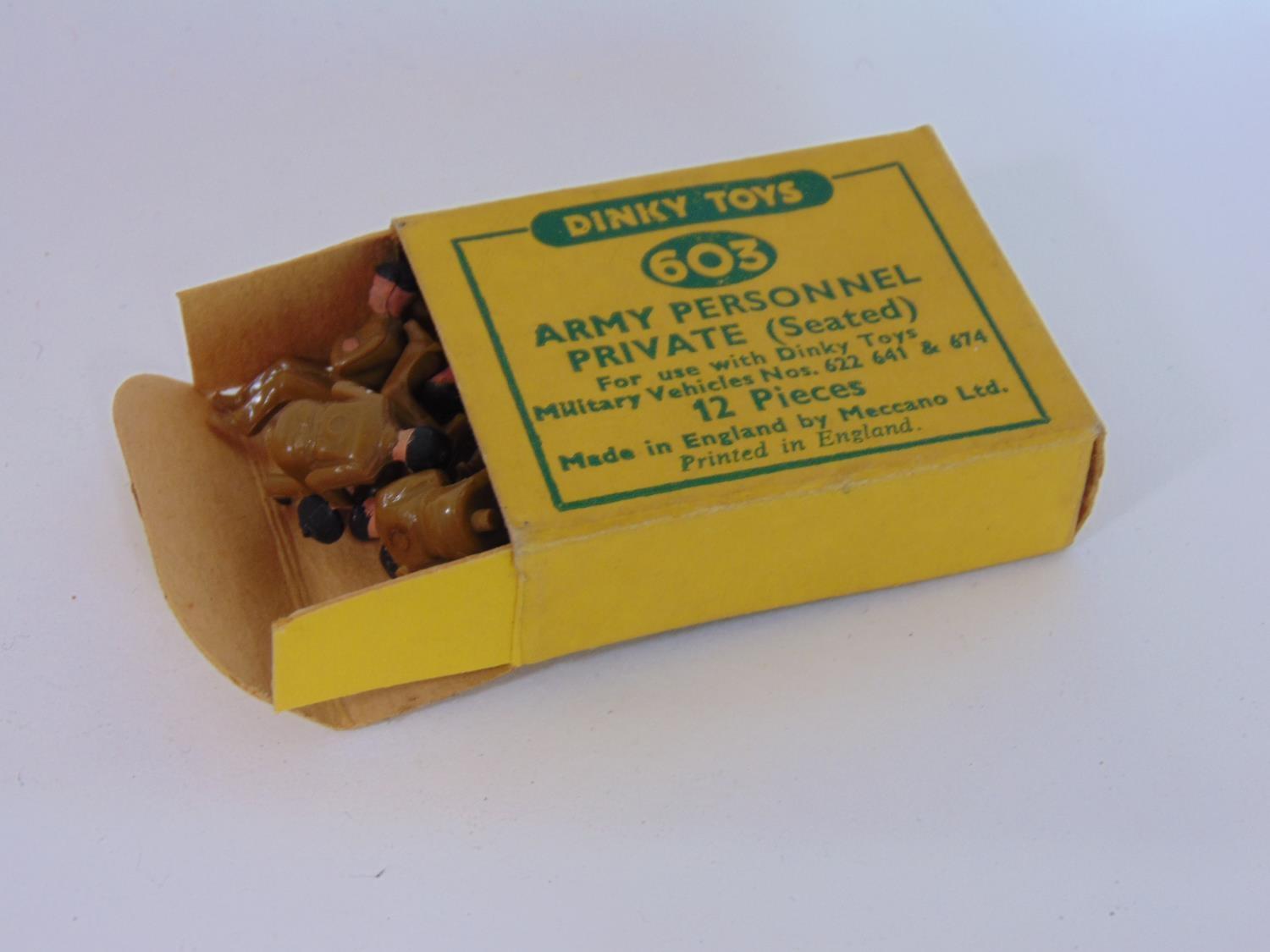 2 complete sets of Dinky Toys 603 Army Personnel (seated) together with other similar unboxed - Image 3 of 4