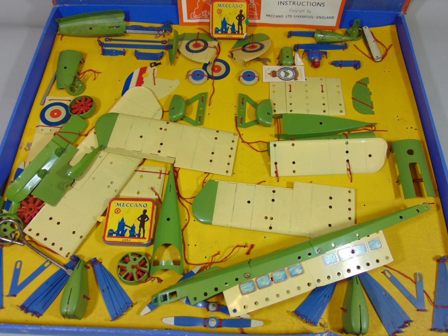 Large boxed Meccano Aeroplane constructor set with original instruction booklet for Special - Image 2 of 2