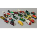 23 unboxed model vehicles by Lesney, Corgi, Matchbox, etc