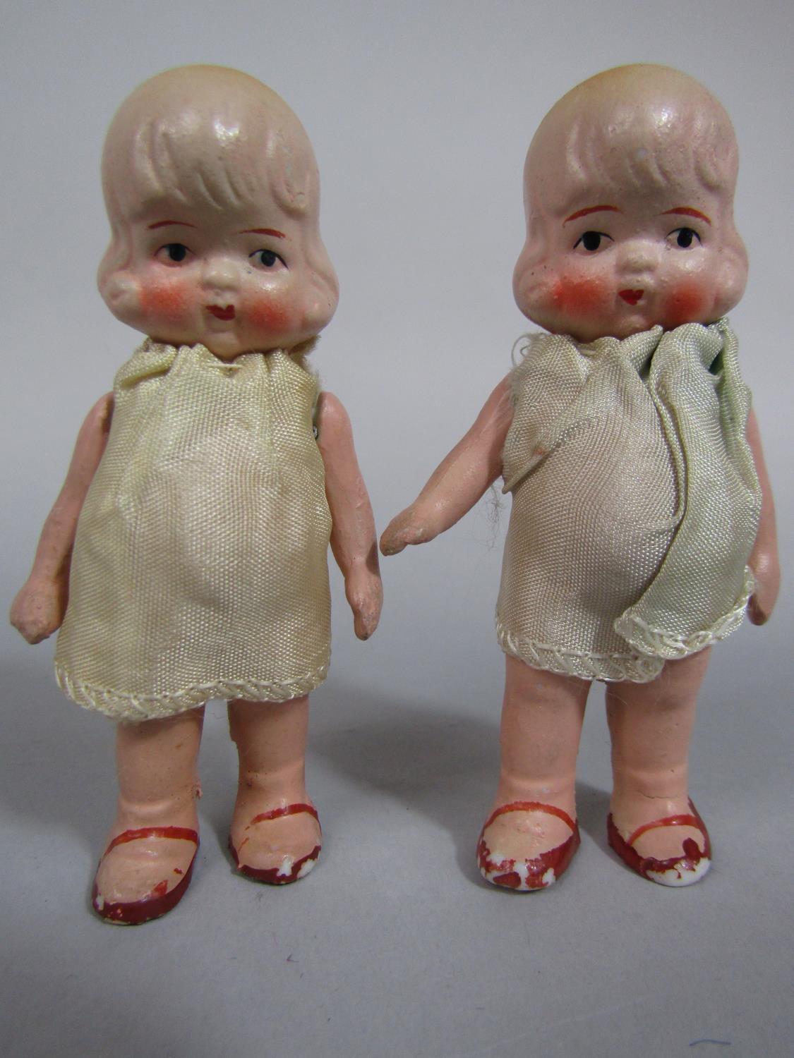 A collection of mainly early to mid-20th century novelty cake ornaments including Snow Babies, - Image 2 of 2