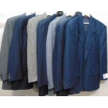 4 fine wool tailored jackets by Valentino, Brioni, Canali for Harrods and Steilmann, and 2 suits