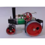 Mamod Steamroller, steam engine with burner