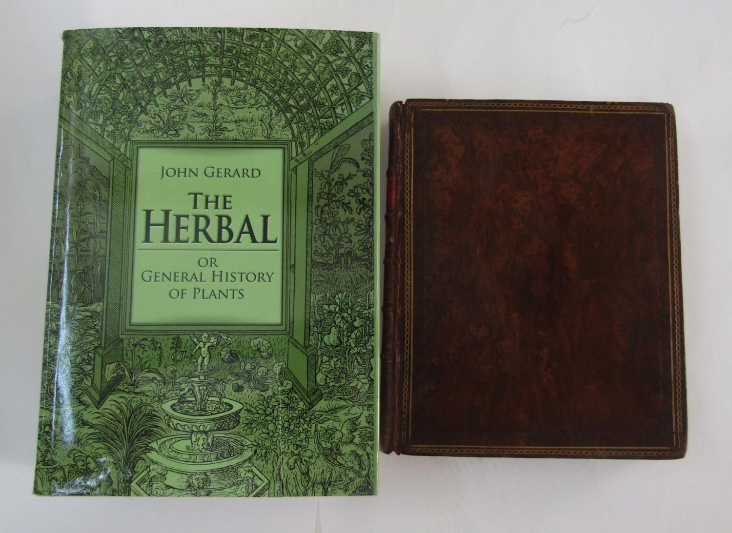 An early 19th century leather bound edition of Culpeper's Complete Herbal, published by Richard