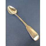 Regency silver fiddle pattern basting spoon, maker William Bateman, London 1821, 31cm long, 5 oz