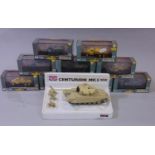 9 boxed die-cast military vehicles from Metal Armour Collection together with a boxed Mk5