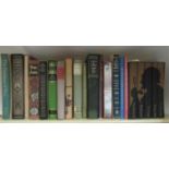 A mixed collection of Folio Society books, all but two with slip cases and including a box set of