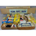 Pelham Puppet collection including boxed Pirate Mouse, Scotsman McBoozle, Thunderbirds Scott and