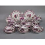 A collection of early Victorian teawares probably commemorating the marriage of Victoria and Albert,