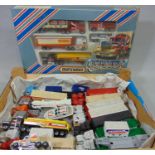 Matchbox Convoy model vehicles including G-4 box set and approx 18 unboxed vehicles together with