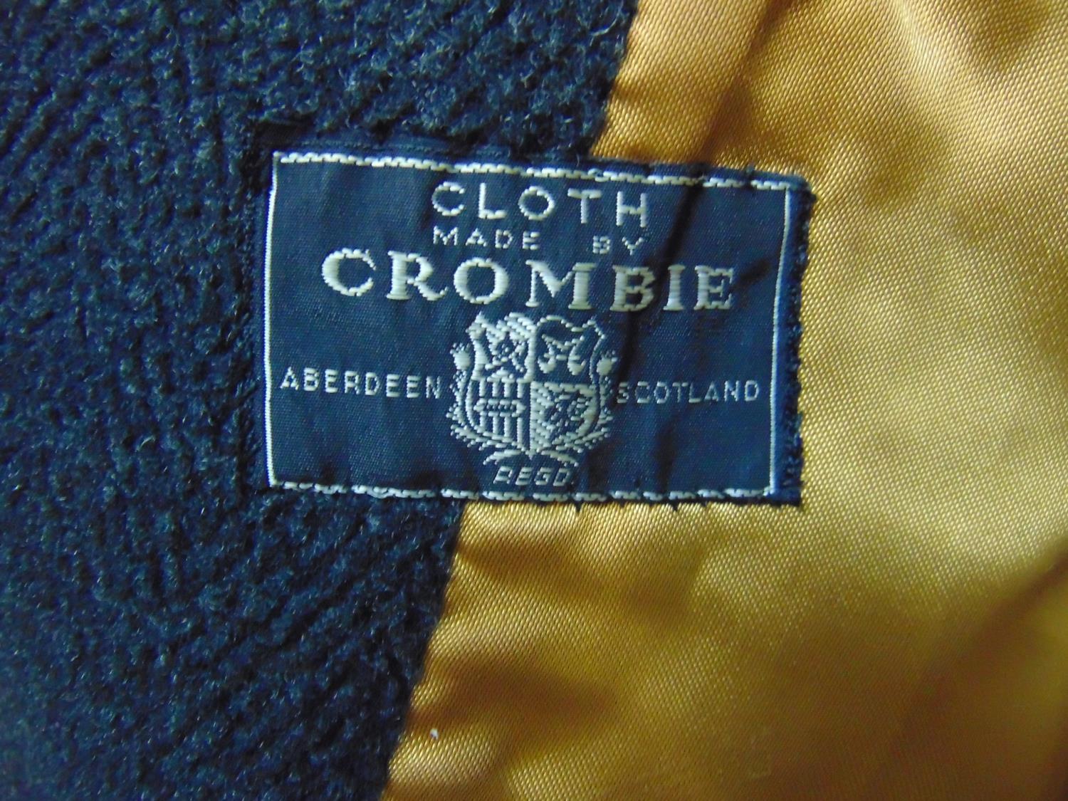 Classic woollen Crombie coat with black velvet collar and Crombie label together with 4 fine wool - Image 3 of 9