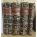 The National Gazetteer volumes one to three, plus volume four - Atlas, London 1868 (4)