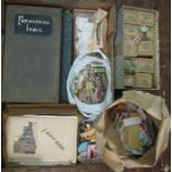 A mixed collection of items to include a shoe box full of unsorted Polish stamps, further loose