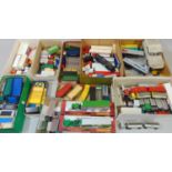 Large collection of unboxed model vehicles, mostly trucks, articulated lorries and tankers by EFE,