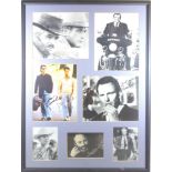 HOLLYWOOD FILM GREATS - AUTOGRAPHED IMAGES COMPRISING: ROBERT REDFORD, SEAN CONNERY, TOM CRUISE,