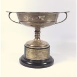 EDWARDIAN SILVER TROPHY CUP 'EALING PARAGON CYCLING CLUB CHILTERN TROPHY 1956, BY RICHARD MARTIN &