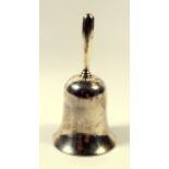 TIFFANY & CO. WHITE METAL TABLE BELL, STAMPED 'TIFFANY & CO.,9092 MAKERS 9933 STERLING M'. (H. 9.8