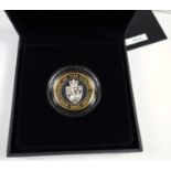 ELIZABETH II 350TH ANNIVERSARY OF THE GUINEA SILVER PROOF PIEDFORT £2'S, 2013 (No. 1655), IN CAPSULE