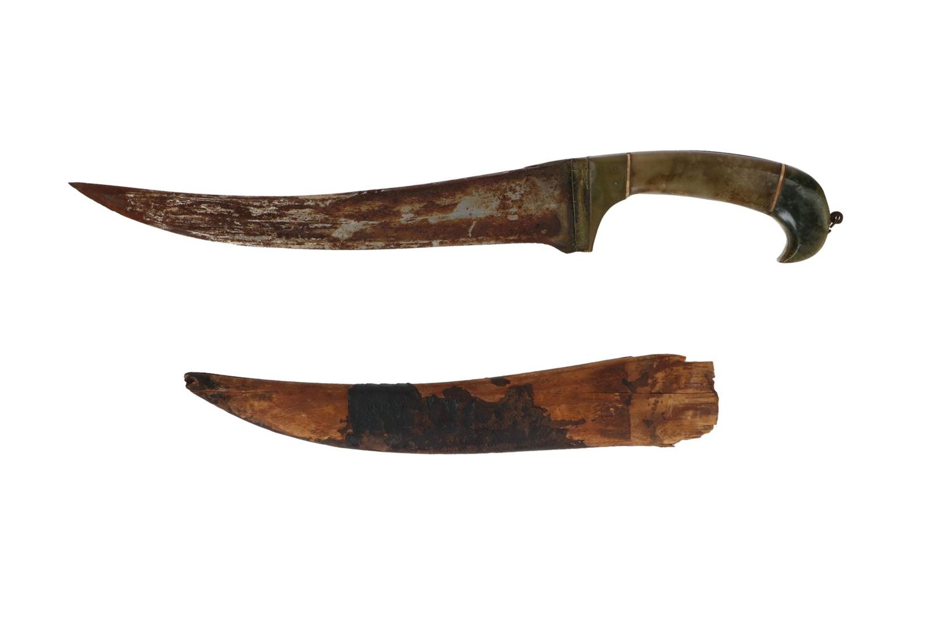 Lot of four diverse daggers, including Kadjar. The handles i.a. with ivory, gilding and jade. Three - Bild 2 aus 21