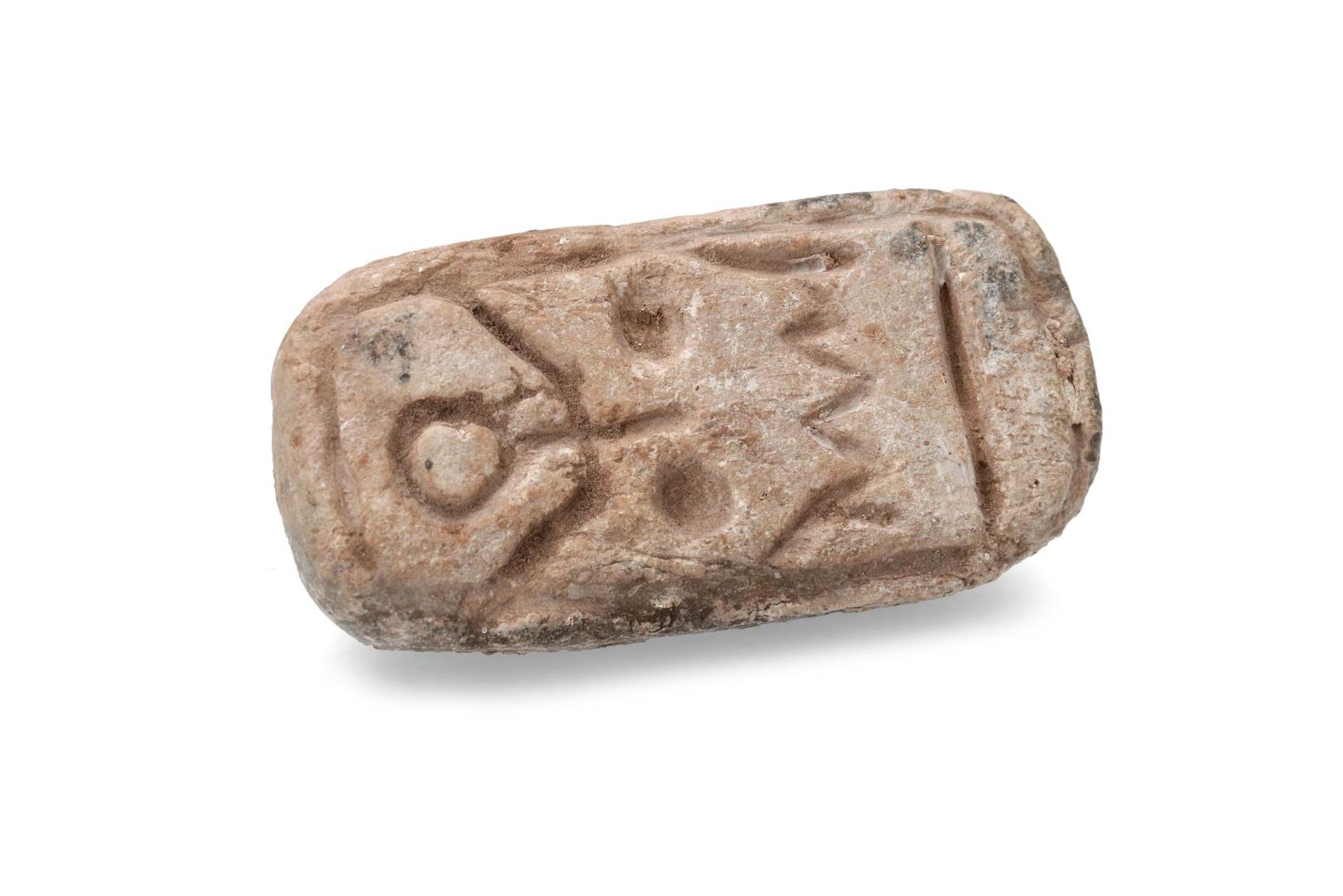 A Medieval Coptic stone bread seal. Approx. 7th/8th century. Provenance: Aloha, Antibes. Gabriëlse - Image 4 of 5