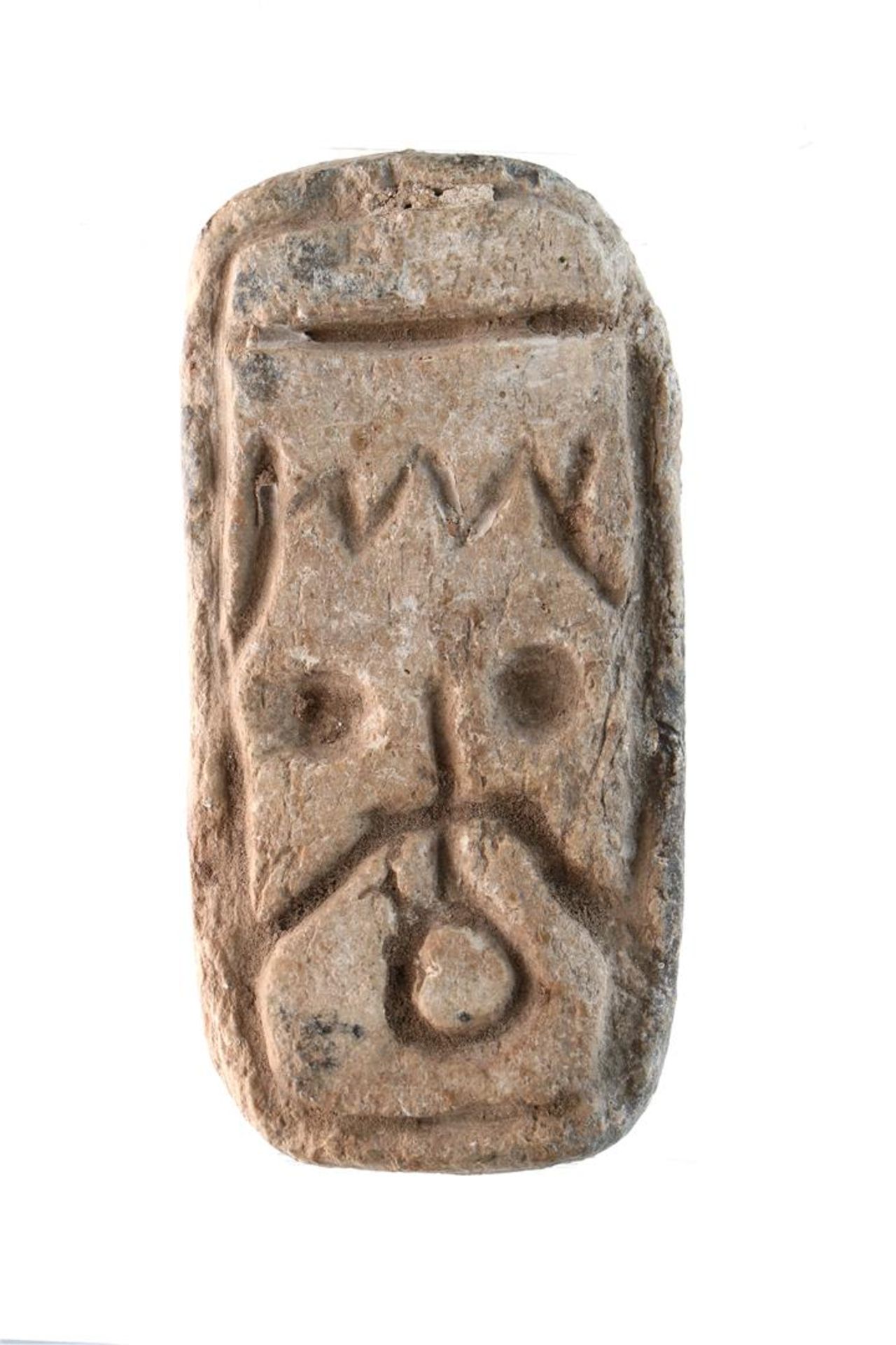A Medieval Coptic stone bread seal. Approx. 7th/8th century. Provenance: Aloha, Antibes. Gabriëlse - Image 2 of 5