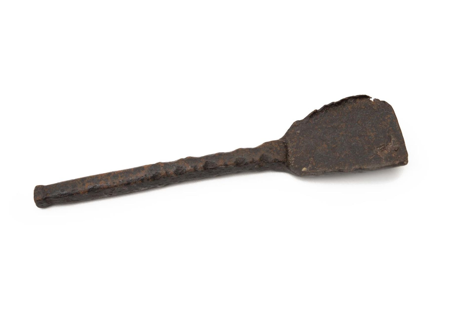 A Gothic iron spoon. Provenance: Van Vliet, Amsterdam. Gabriëlse Collection, Middelburg - Monaco.