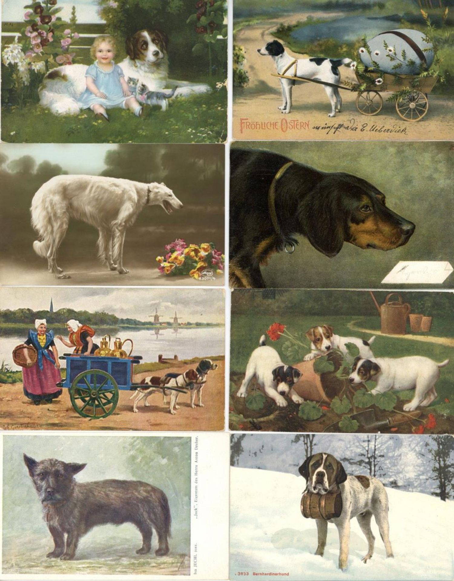 Tiere,Säugetiere,HundeHund Partie mit circa 110 Ansichtskarten I-II- - -23.80 % buyer's premium on