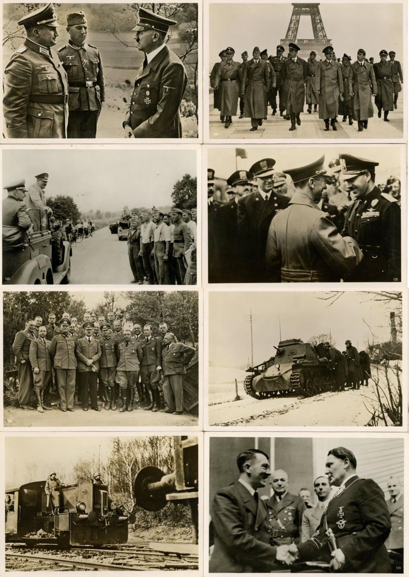 Militaer,WK II,sonstigeWK II Partie mit 60 Foto-Karten ohne AK-Einteilung II (Klebereste RS)