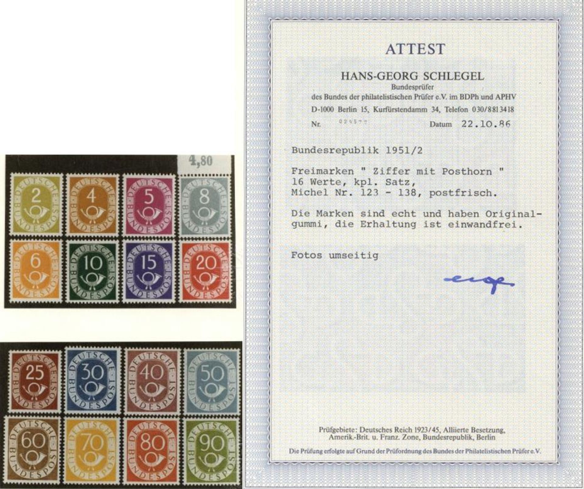 BUNDESREPUBLIK 1949/93, Sammlung im 3 KA-BE Vordruckbindern -bi-collect-, nahezu komplett, ** und