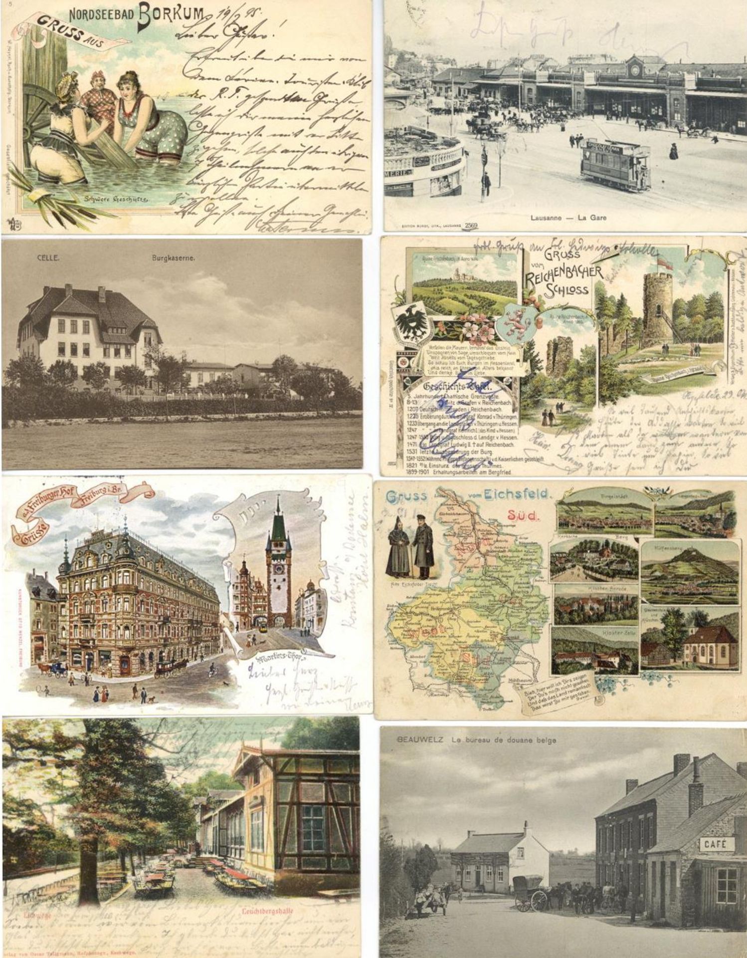Deutschland Europa und einige Motive aus Nachlass Partie mit über 600 Ansichtskarten meist 1900 -
