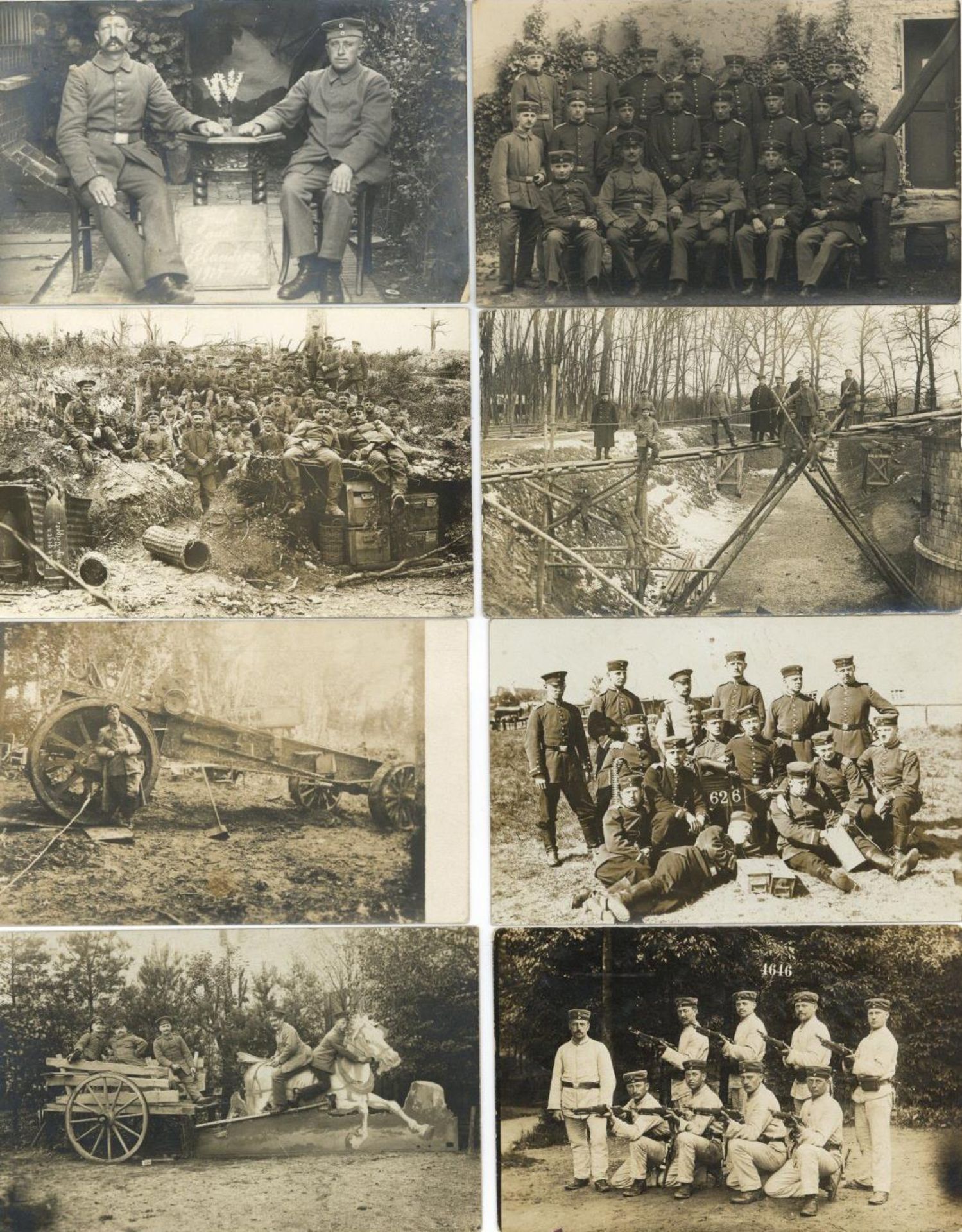 Militaer,WK I,sonstigeWK I Partie mit über 200 Foto-Karten I-II