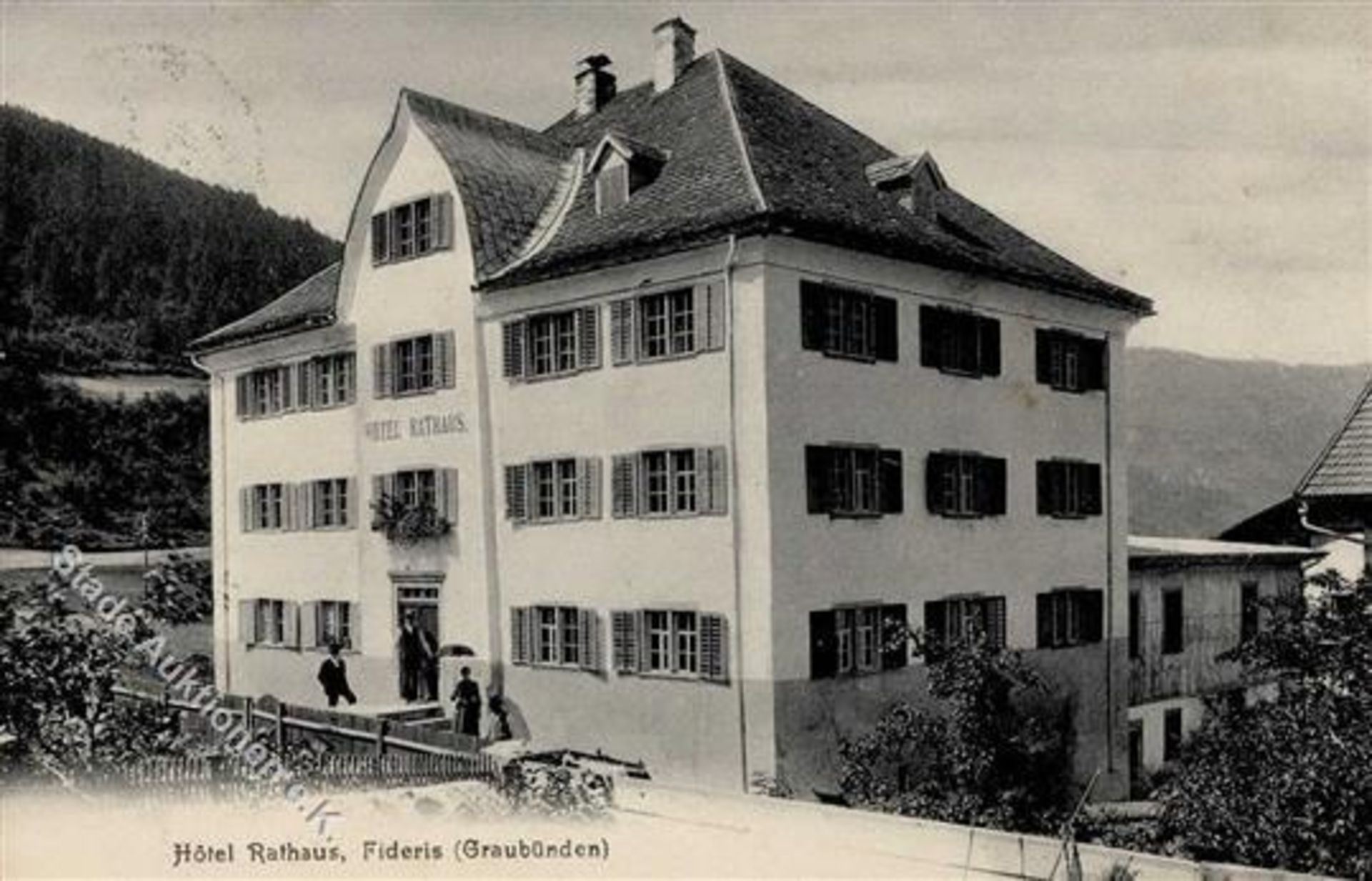 Fideris (7235) Schweiz Hotel Rathaus I-Dieses Los wird in einer online-Auktion ohne Publikum