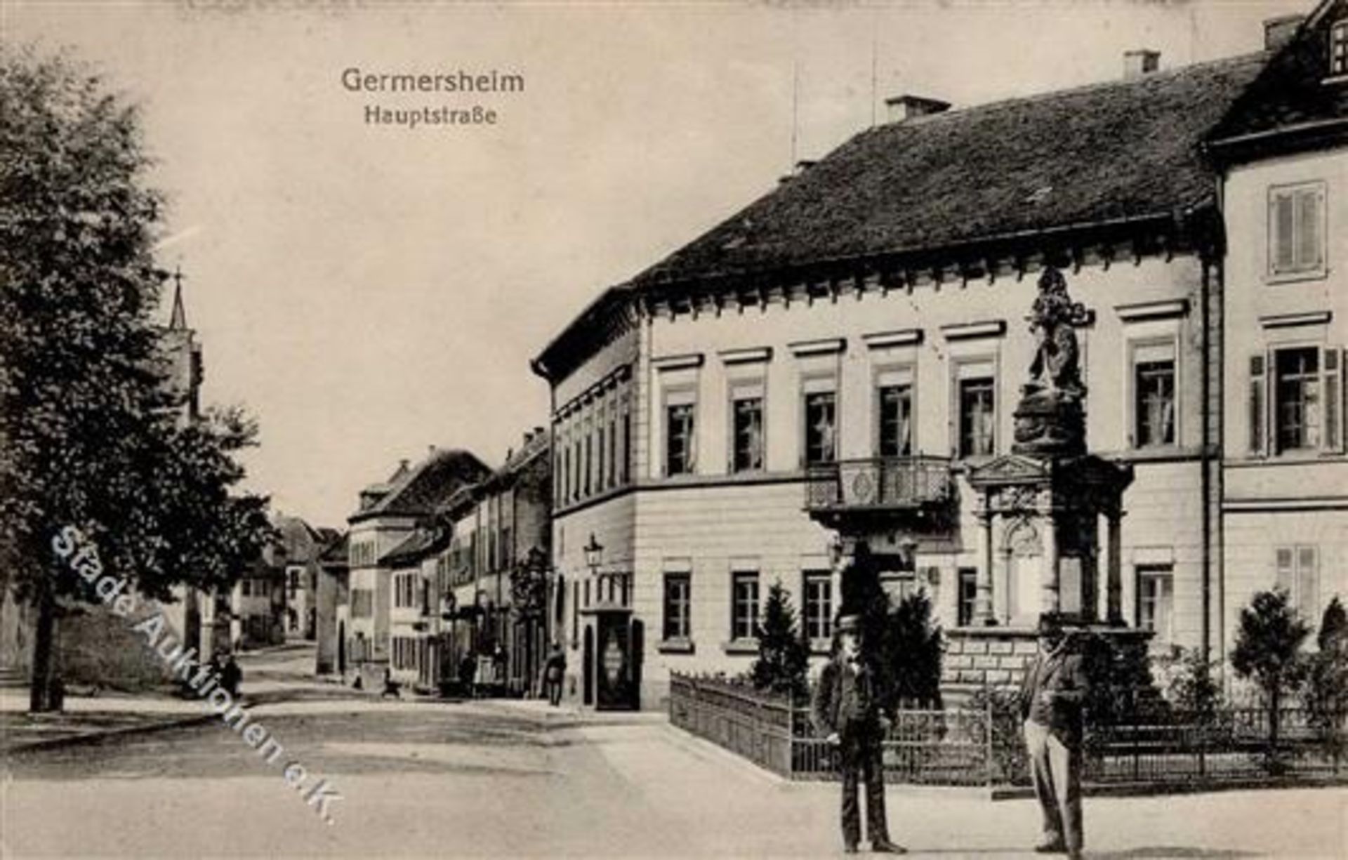 Germersheim (6728) Hauptstraße Denkmal I-IIDieses Los wird in einer online-Auktion ohne Publikum