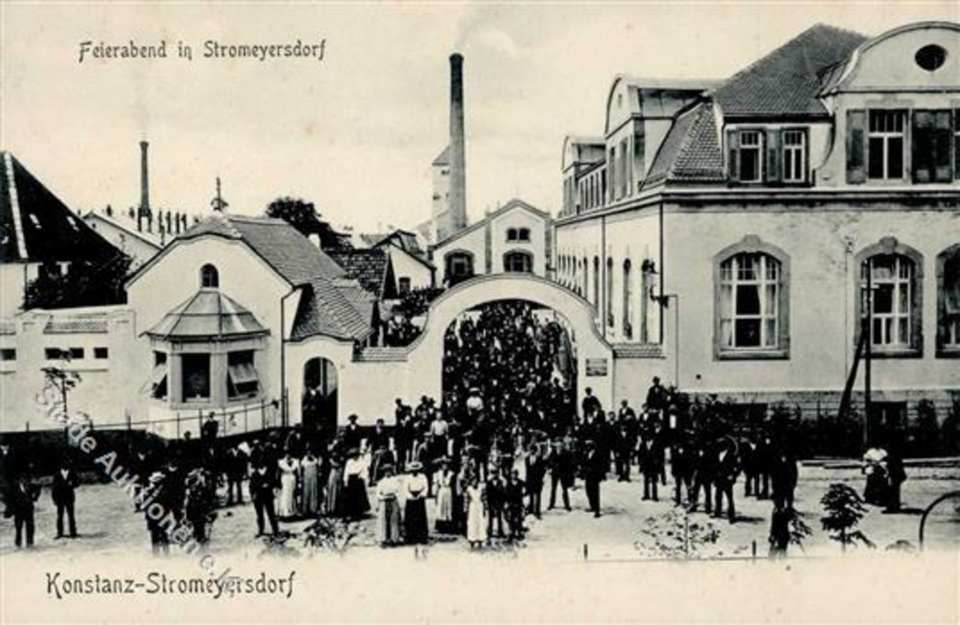 Konstanz (7750) Fabrik Stromeyersdorf 1909 I-IIDieses Los wird in einer online-Auktion ohne Publikum
