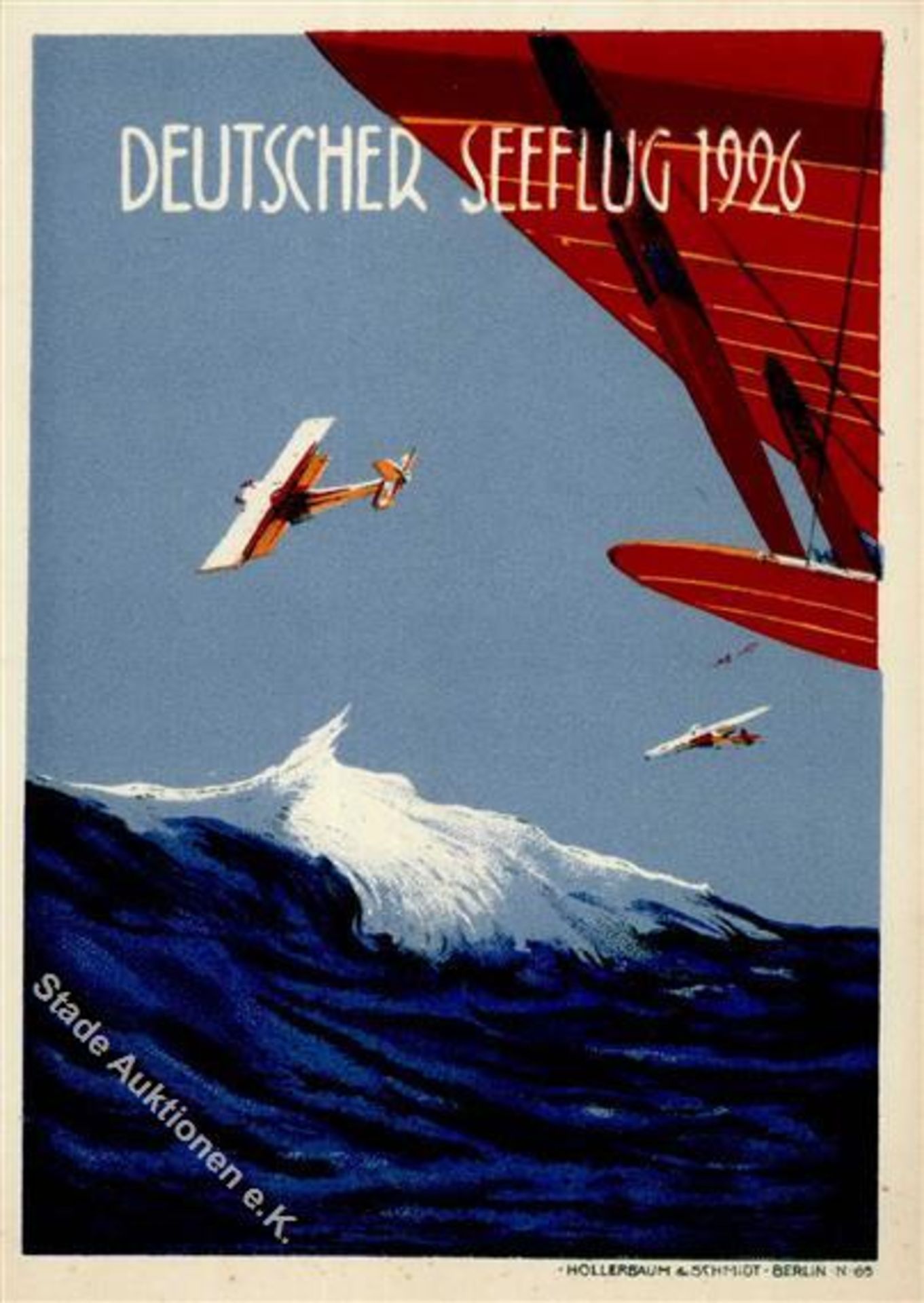 Luftfahrt,Zivile Luftfahrt,bis WK-IIFlugzeug Deutscher Seeflug 1926 I-IIDieses Los wird in einer