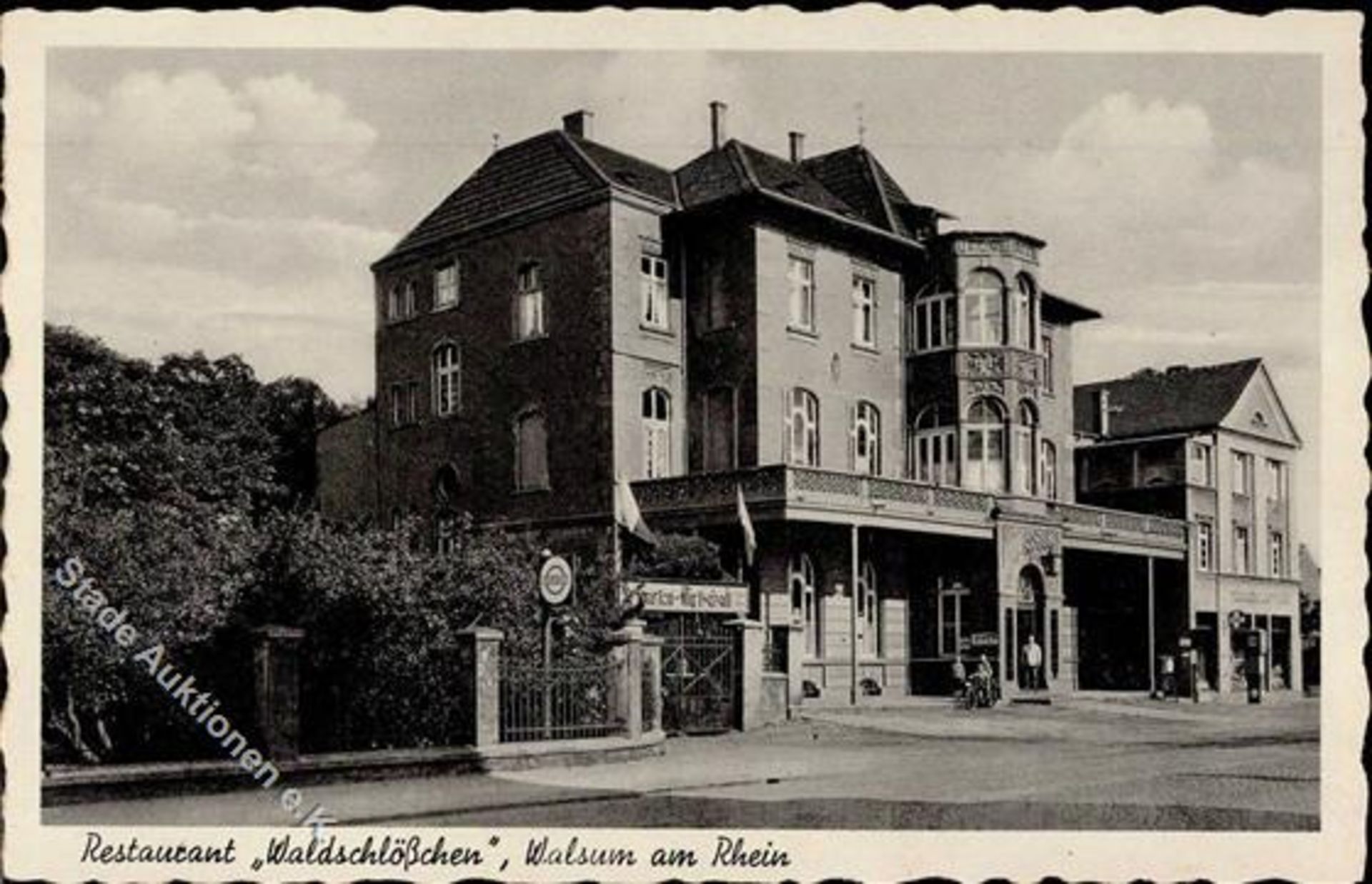 Walsum (4100) Gasthaus Waldschlösschen Tankstelle IDieses Los wird in einer online-Auktion ohne