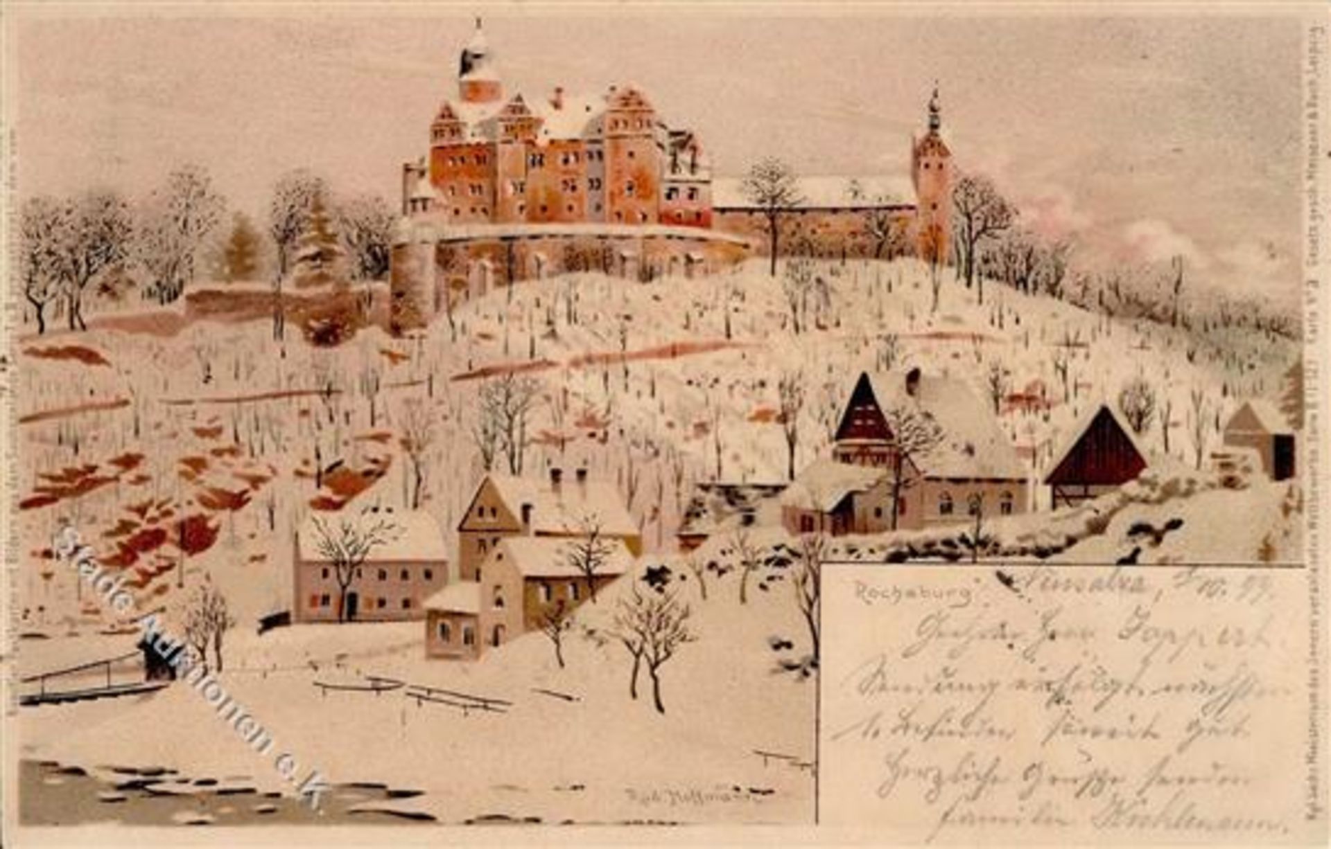Rochsburg (O9291) Winter 1899 I-Dieses Los wird in einer online-Auktion ohne Publikum angeboten.