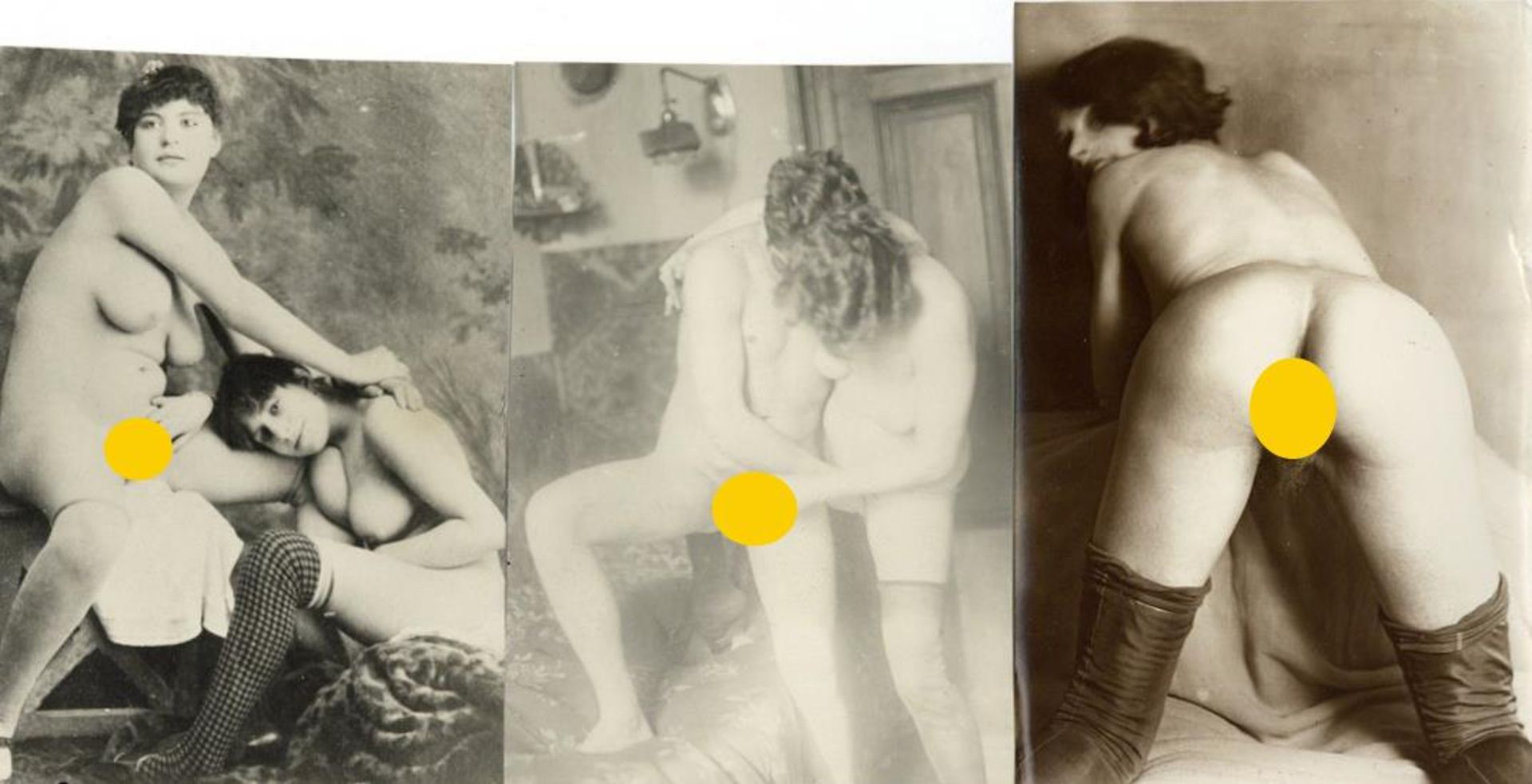 Erotik,Akte,Erotik lot mit 5 Foto-Karten 30'er Jahre I-IIDieses Los wird in einer online-Auktion
