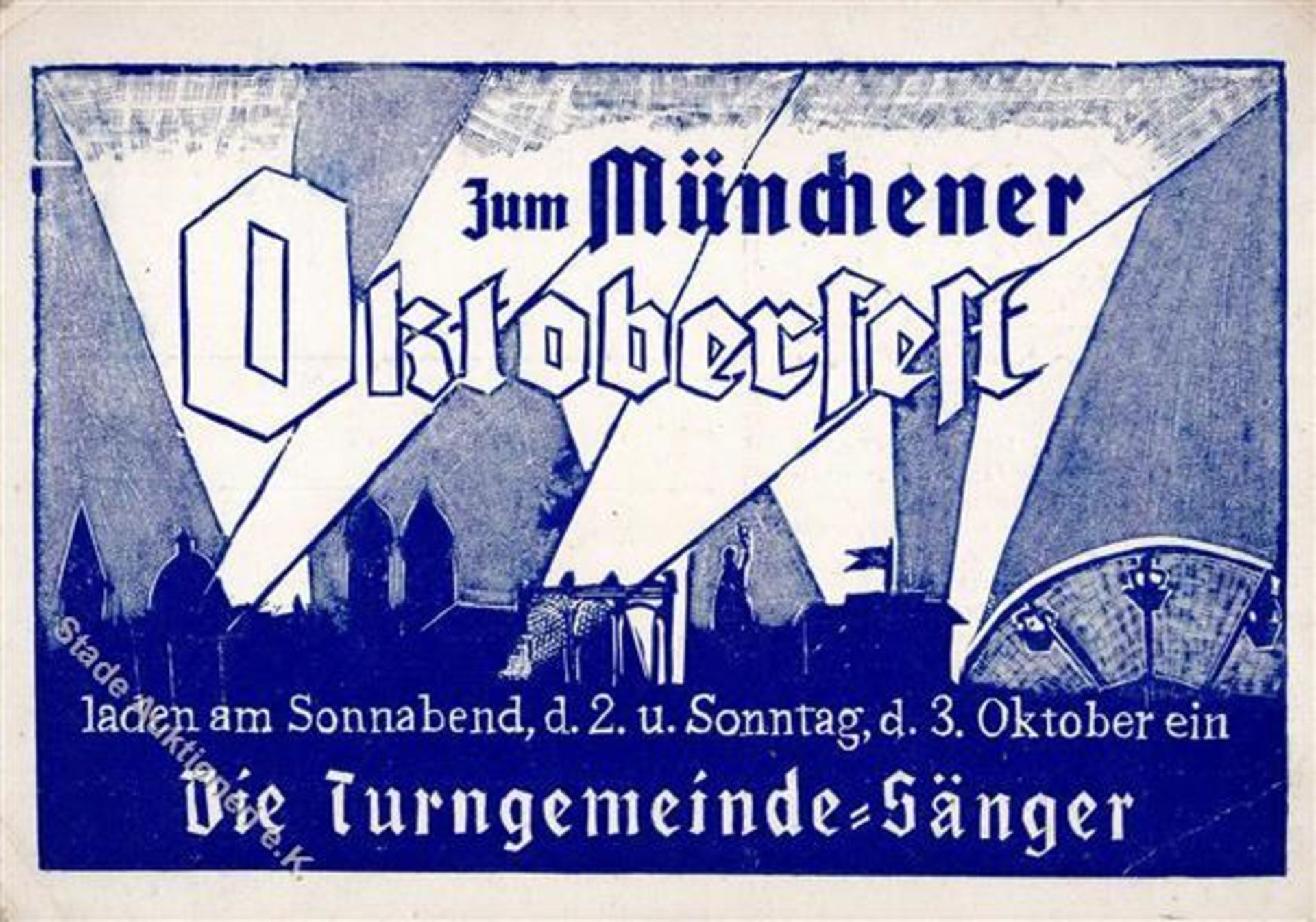 München (8000) Zum Oktoberfest laden am 2. und 3. Oktober die Turngemeinde-Sänger ein II (