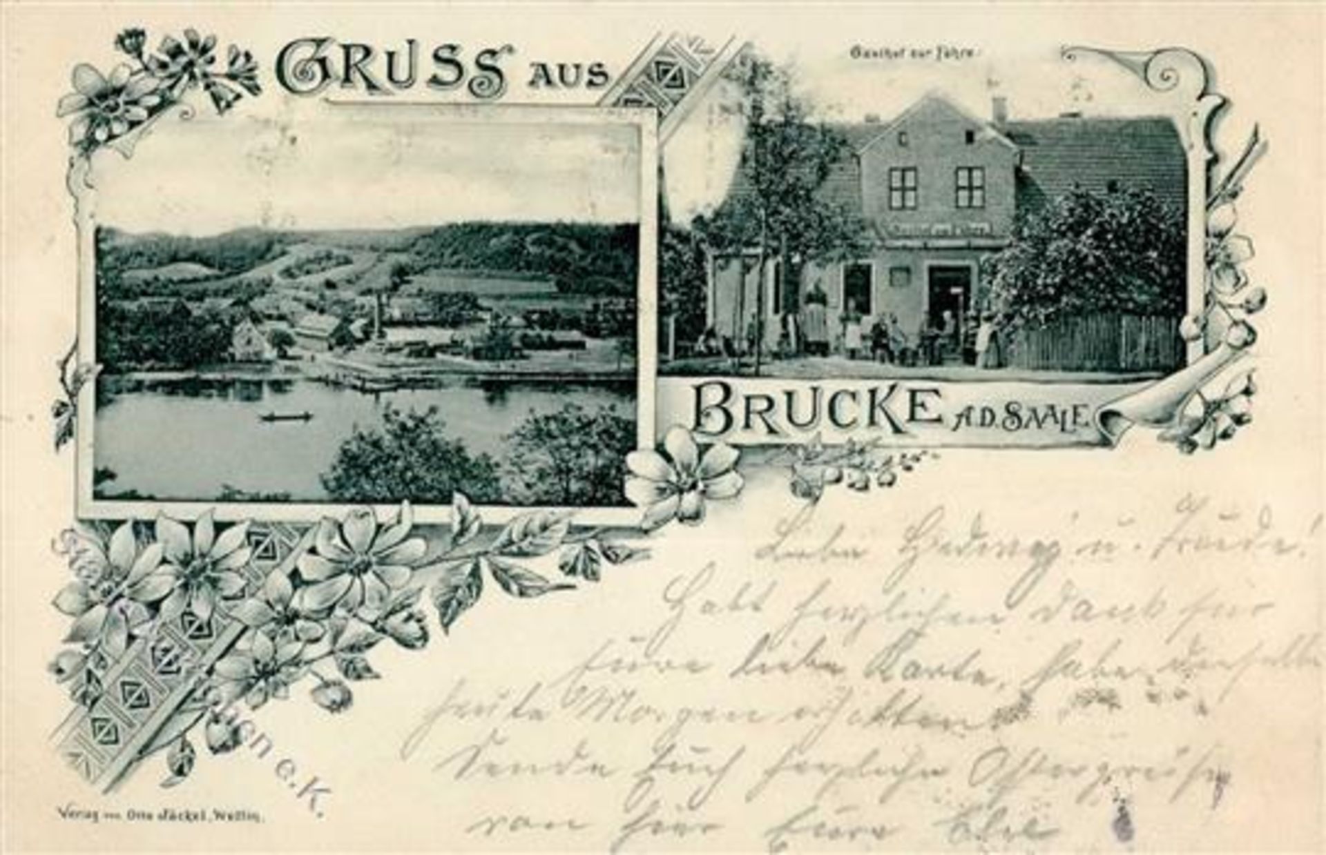 BRUCKE,Saale (o-4341) - Gasthof zur Fähre IDieses Los wird in einer online-Auktion ohne Publikum