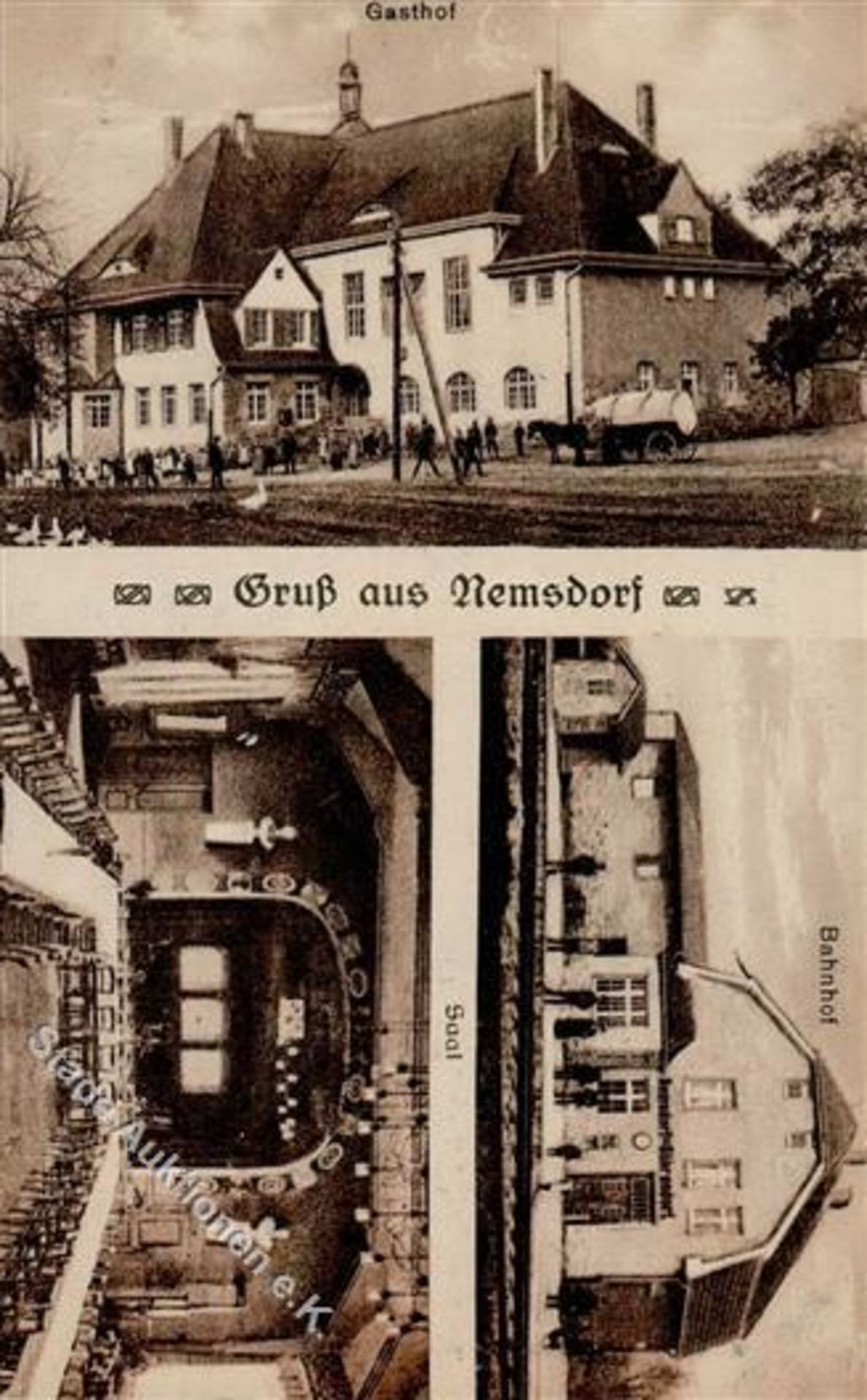 Rehmsdorf (O4901) Bahnhof Gasthaus I-Dieses Los wird in einer online-Auktion ohne Publikum
