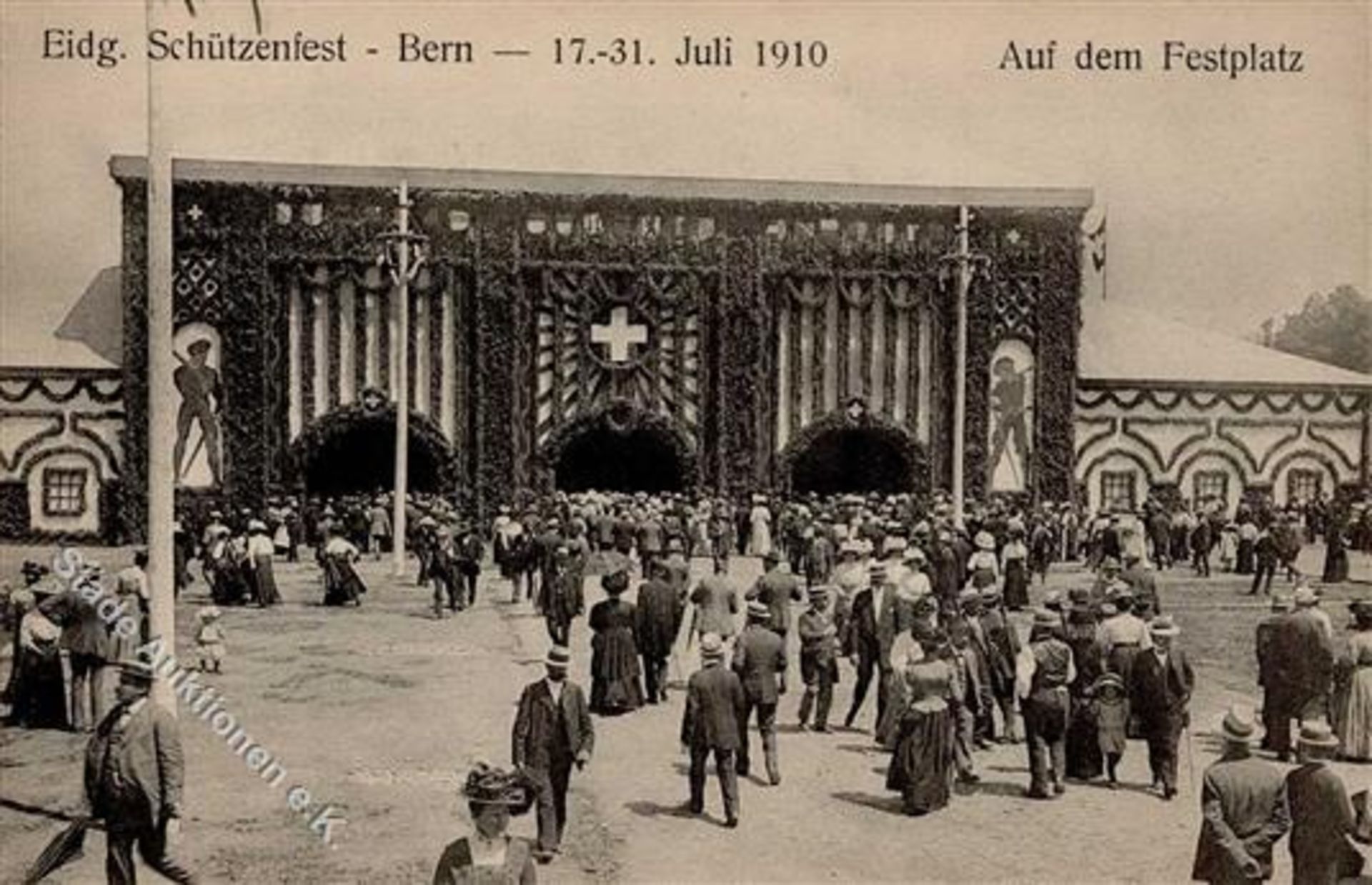 Bern (3000) Schweiz Eidgenössisches Schützenfest 17. bis 31. Juli 1910 IDieses Los wird in einer