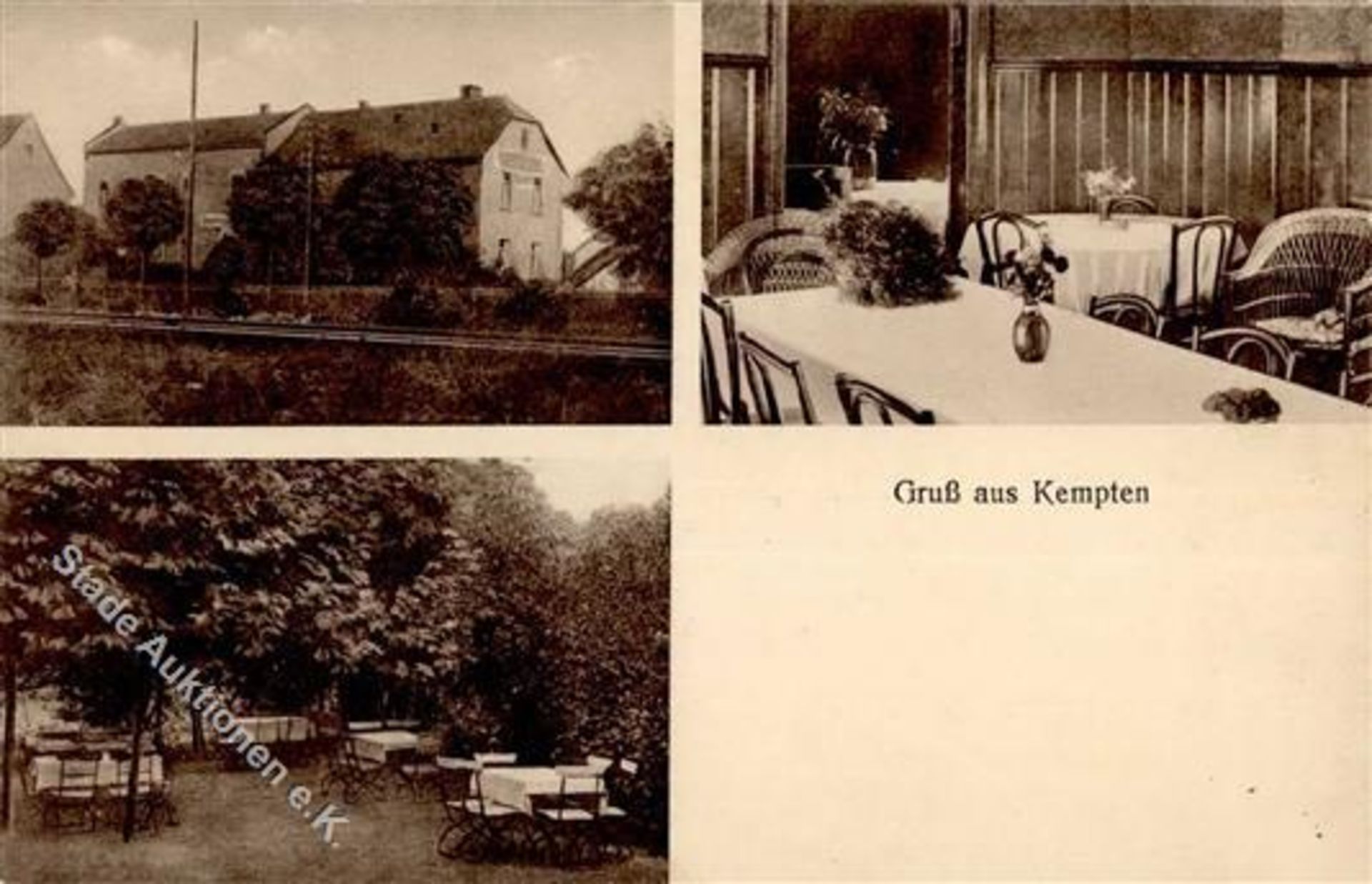 KEMPTEN bei Bingen (6530) - Gasthof Julius Selmigkeit IDieses Los wird in einer online-Auktion