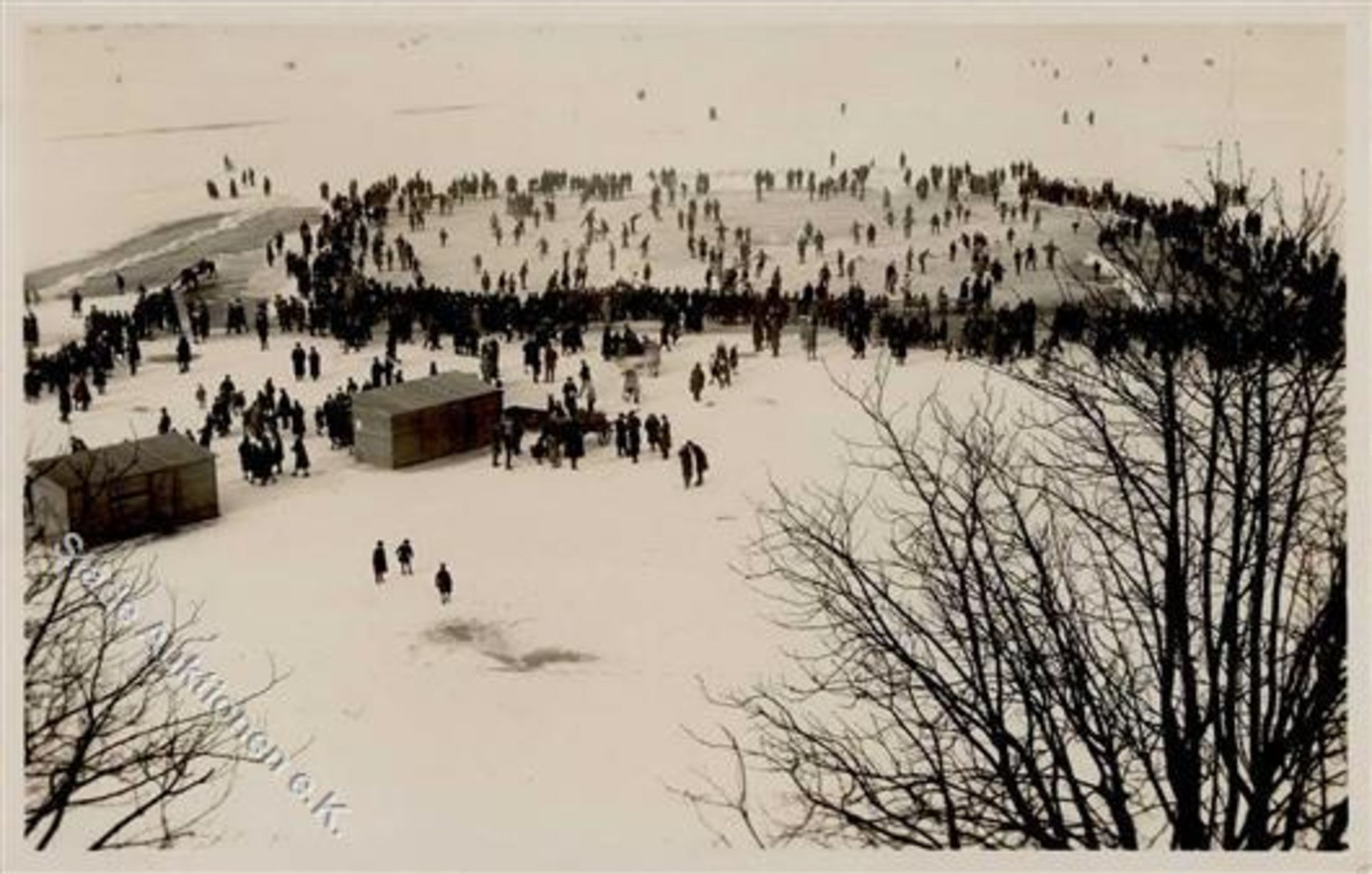 Bregenz (6900) Österreich Seegfrörnen 1928 Winter IDieses Los wird in einer online-Auktion ohne
