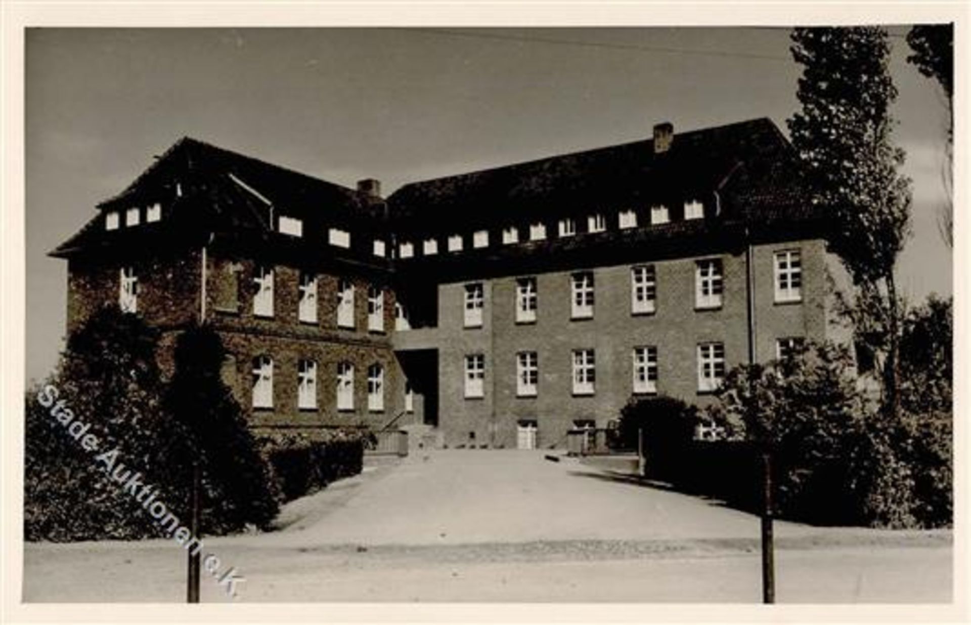 Isselburg (4294) St. Elisabeth-Krankenhaus Ort lt. Stempel Foto AK I-Dieses Los wird in einer