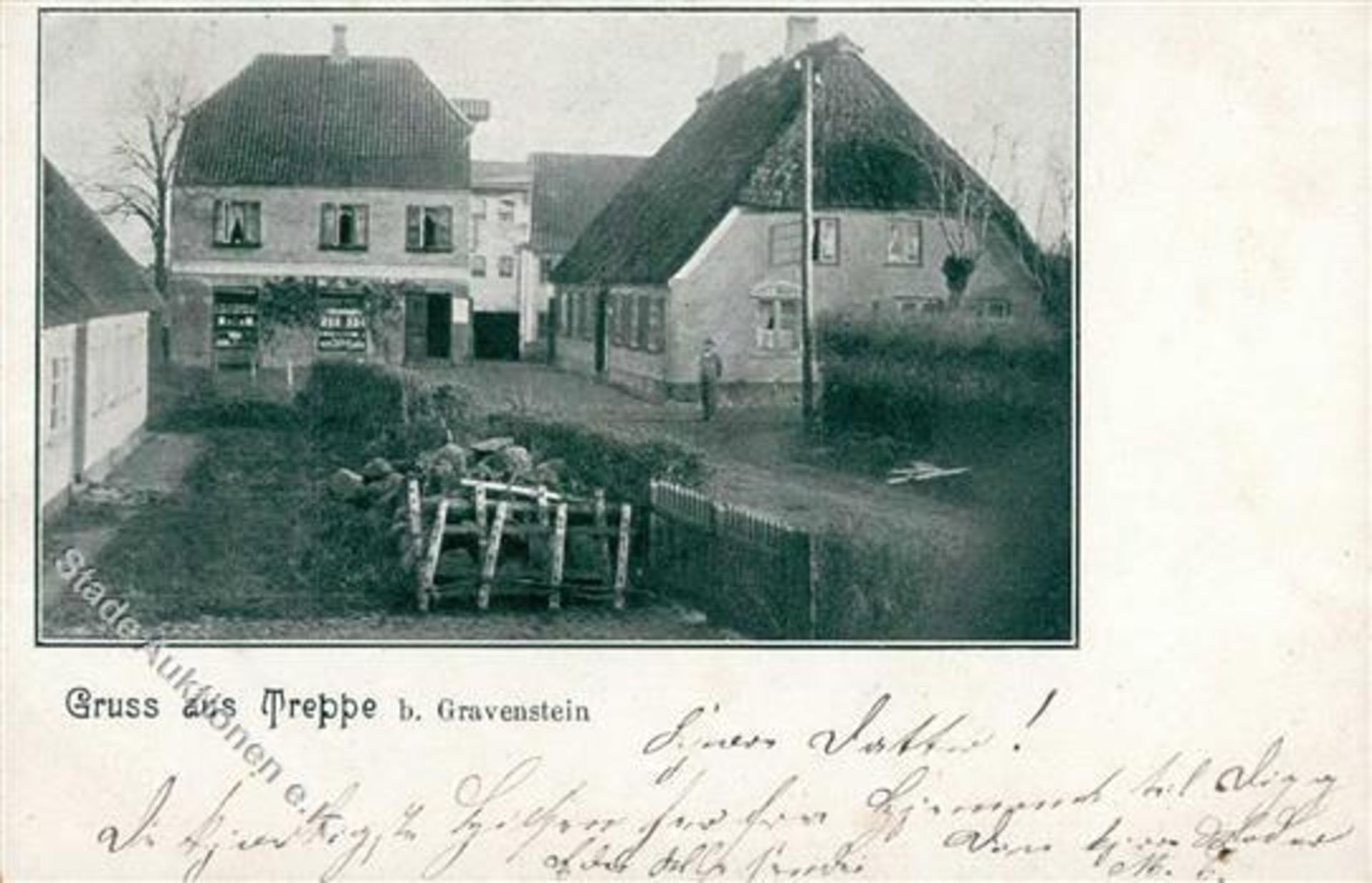 Gravenstein Dänemark Treppe 1902 IDieses Los wird in einer online-Auktion ohne Publikum angeboten.