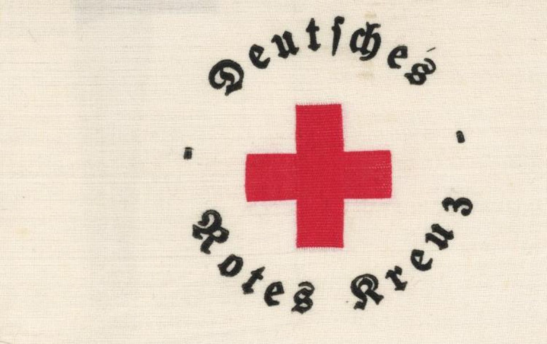 Int.Organisationen,Rotes Kreuz,SonstigeRotes Kreuz 3. Reich Armbinde Sanitäter männliches Personal