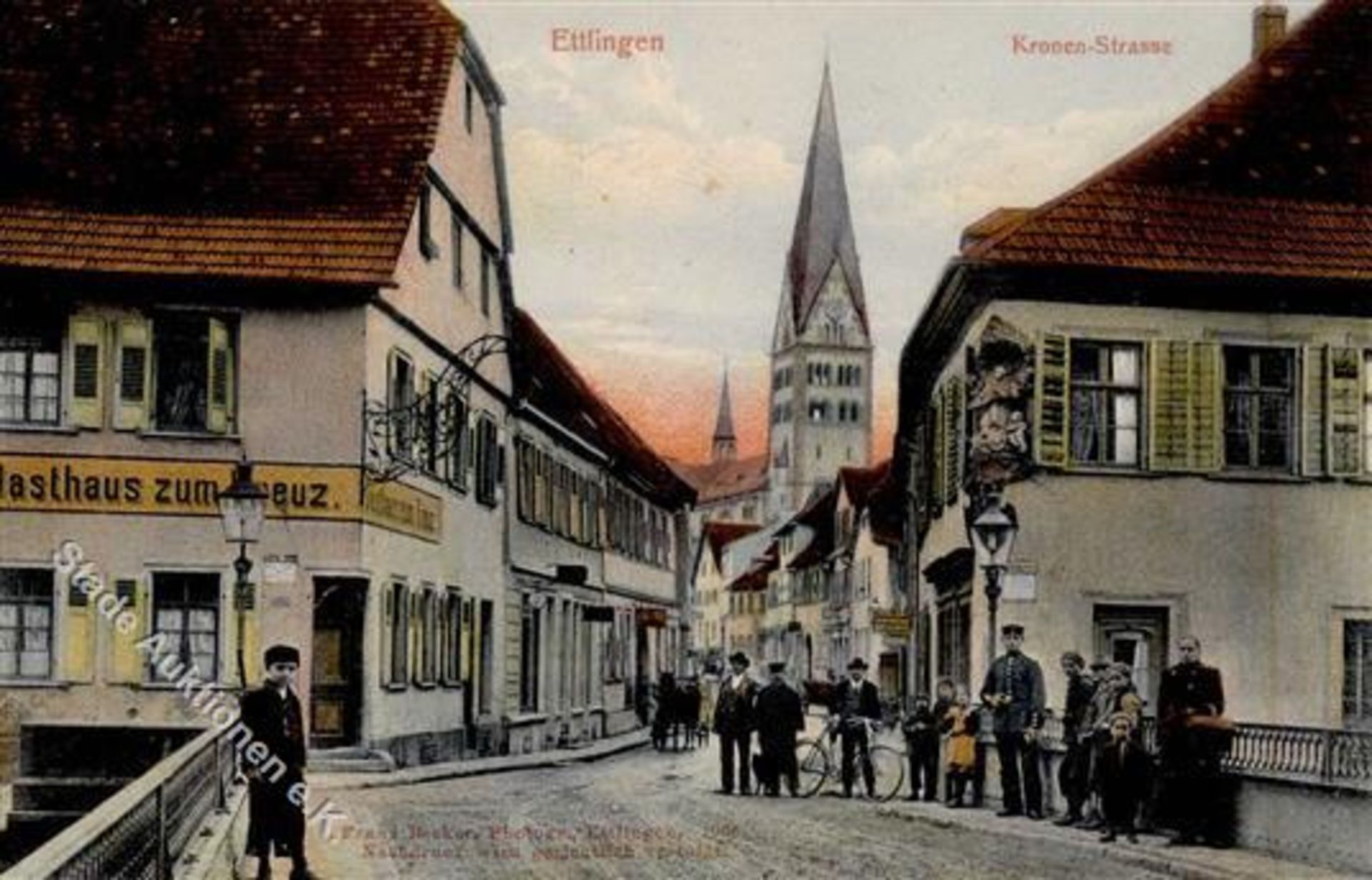 Ettlingen (7505) Kronenstrasse Gasthaus zum Kreuz IDieses Los wird in einer online-Auktion ohne