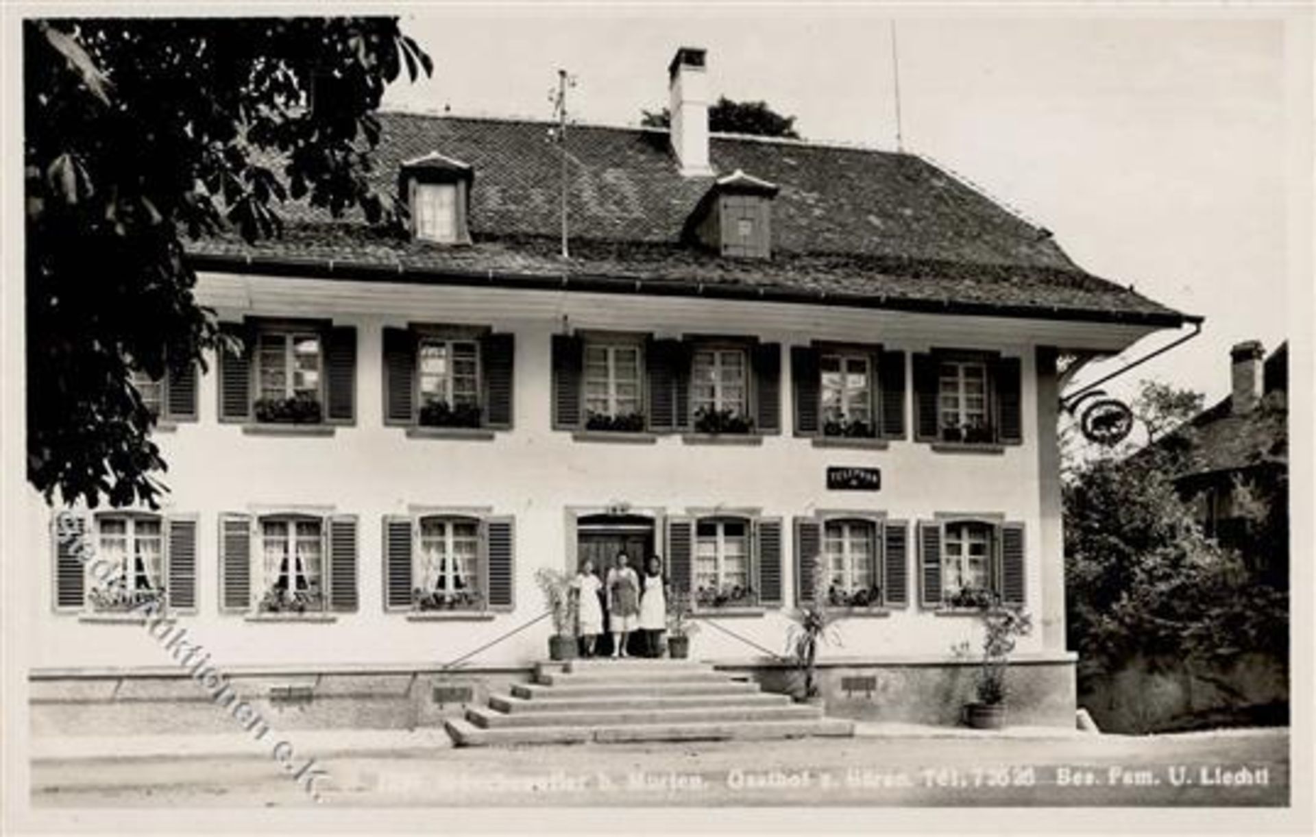 Münchenwiler (1797) Schweiz Gasthaus zum Bären U. Liechtl I-IIDieses Los wird in einer online-