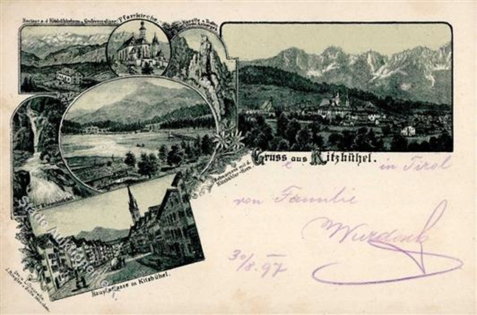 Kitzbühel (6370) Österreich Hauptstrasse 1897 I-Dieses Los wird in einer online-Auktion ohne