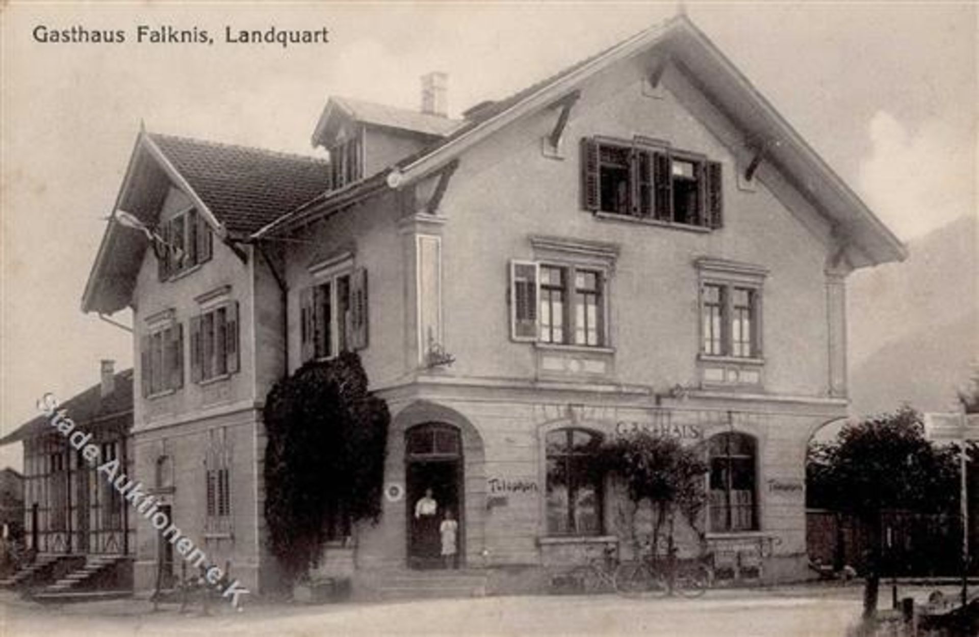 Landquart (7302) Schweiz Gasthaus Falknis I-Dieses Los wird in einer online-Auktion ohne Publikum